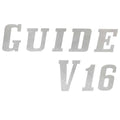 G3 Boat Emblem Decal Sticker - Guide V16 Silver