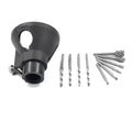 Large Window Wood Guide HSS Router with Drill Bits Set for Dremel a