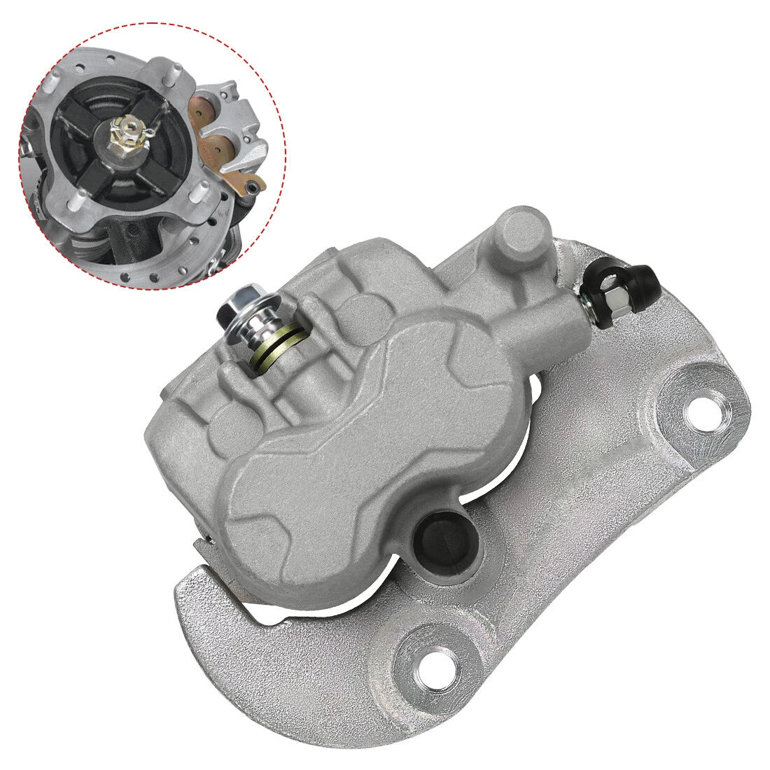Front Left Brake Caliper with Pads for Can-Am Maverick 1000R XMR,XDS 2014-2018
