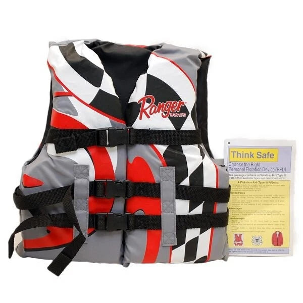 Hydrodymanic Boat PFD Life Jacket 1693Y - Ranger Youth 50 - 90 Lbs