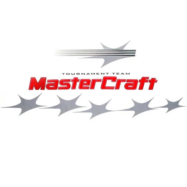MasterCraft Boat Raised Decal Stars Logo - 197 ProStar 2007 Sticker