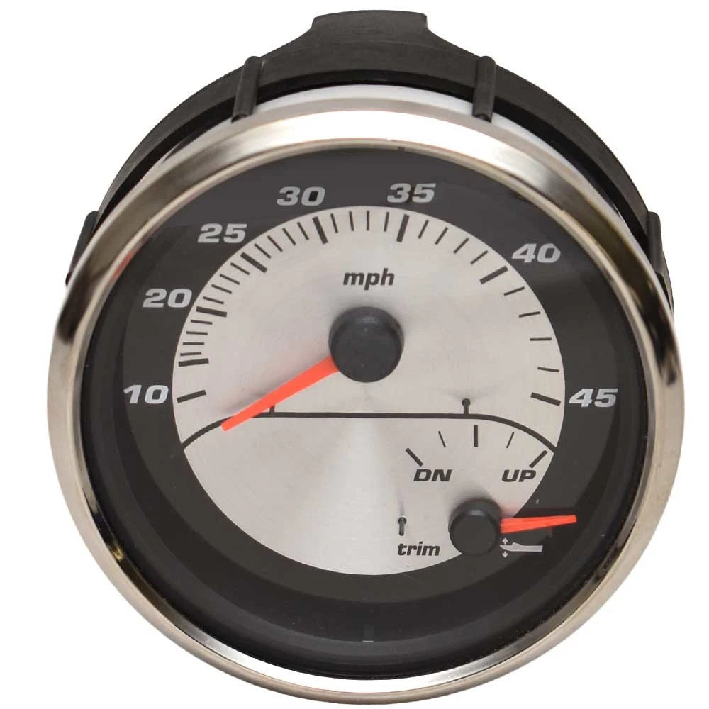 Faria Pontoon Boat Multi-Function Gauge GSC093A - Speedometer Trim 4 1/4 Inch