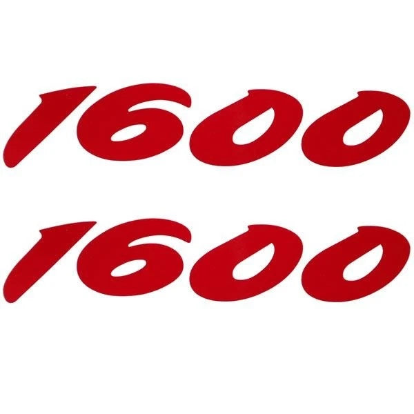 Tracker Boat Emblem Decal Sticker - 1600 Red (pair)