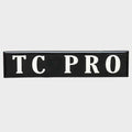 Crestliner Boat Raised Decal 2131974 - TC Pro 5 3/8 X 1 3/8 Inch Black