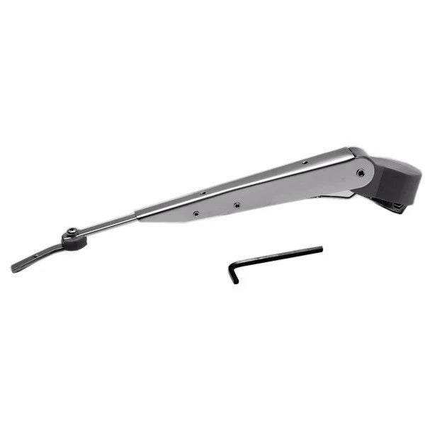 AFI Boat Windshield Wiper Arm - 6.75 - 10.5 Adjustable 1/4 Inch Shaft