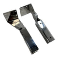 PW Marine H47001LARM-92, Polished 92 Degree Left + Right Arm Rest Hinge