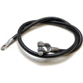 Boat Marine Battery Cable - 2 AWG 3 Foot Black with Terminal