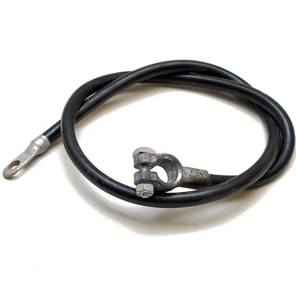Boat Marine Battery Cable - 2 AWG 3 Foot Black with Terminal
