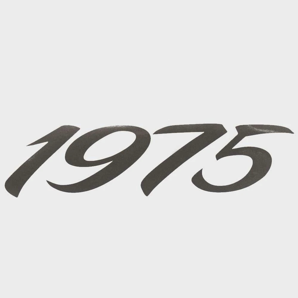Lund Boat Model Decal Sticker 2280392 - 1975 Metallic Graphite