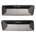 Crestliner Boat Backrest Cushion Set 2279639 - 1650 Gray - Black 2PC