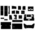 C864 Cab Kit with Headliner Fits Case-IH Tractor Models 4386 4586 4786