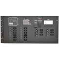 Rinker Boat Breaker Switch Panel - 18 7/8 X 9 Inch Black Aluminum