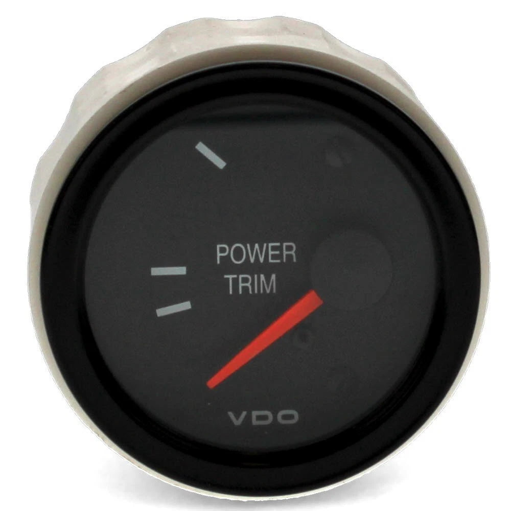 VDO Boat Power Trim Gauge 382-151 - Four Winns Vision OMC 2 Inch Black