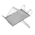 Collapsible Stainless Steel Bread Toaster Rack for Camping Convenience
