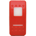 Carling Boat Contura II Rocker Switch Actuator - Red Blank Lighted