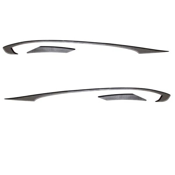 Tracker Boat Graphic Decals 151412 - 151411 - OEM Black Gray White 2PC