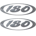 Tracker Boat Emblem Decal Stickers - 180 (pair)