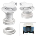 2pcs Camping Cooler Drain Stopper Kit with Washers for Leak Protection