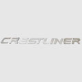 Crestliner Boat Decal Logo - Raised Gray Sticker