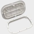 Innovative Boat Hatch Access Plate 505-055 - 9 X 14 Inch Polar White