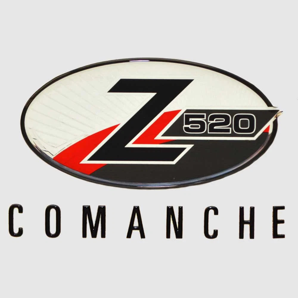 Ranger Boat Raised Decal - Comanche Z520 Silver Black Red