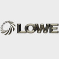 Lowe Boat Raised Decal 2072961 - Suncruiser Black Hard Plastic