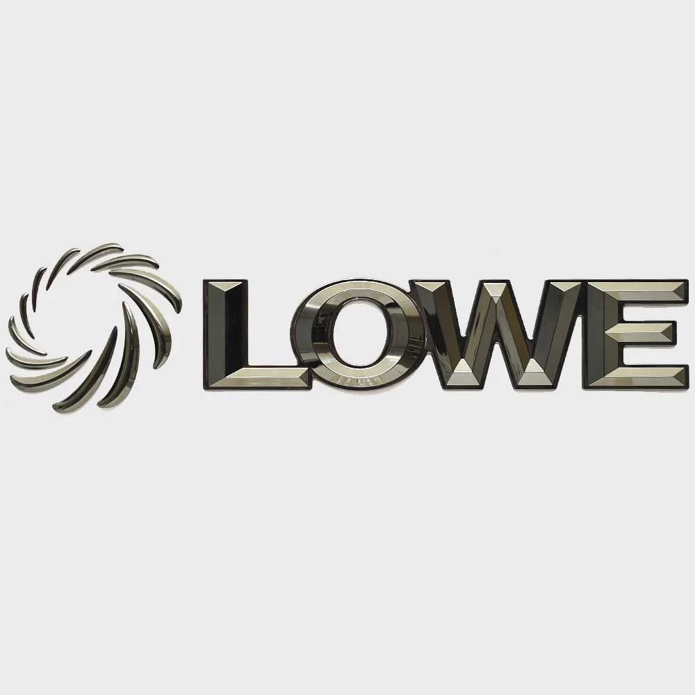 Lowe Boat Raised Decal 2072961 - Suncruiser Black Hard Plastic
