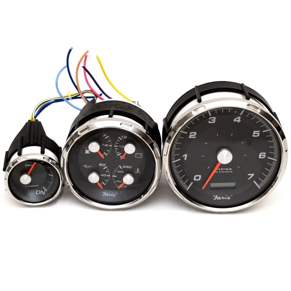 Faria Boat Gauge Set - Tachometer - Multifunction Mercury Engines (3 PC)