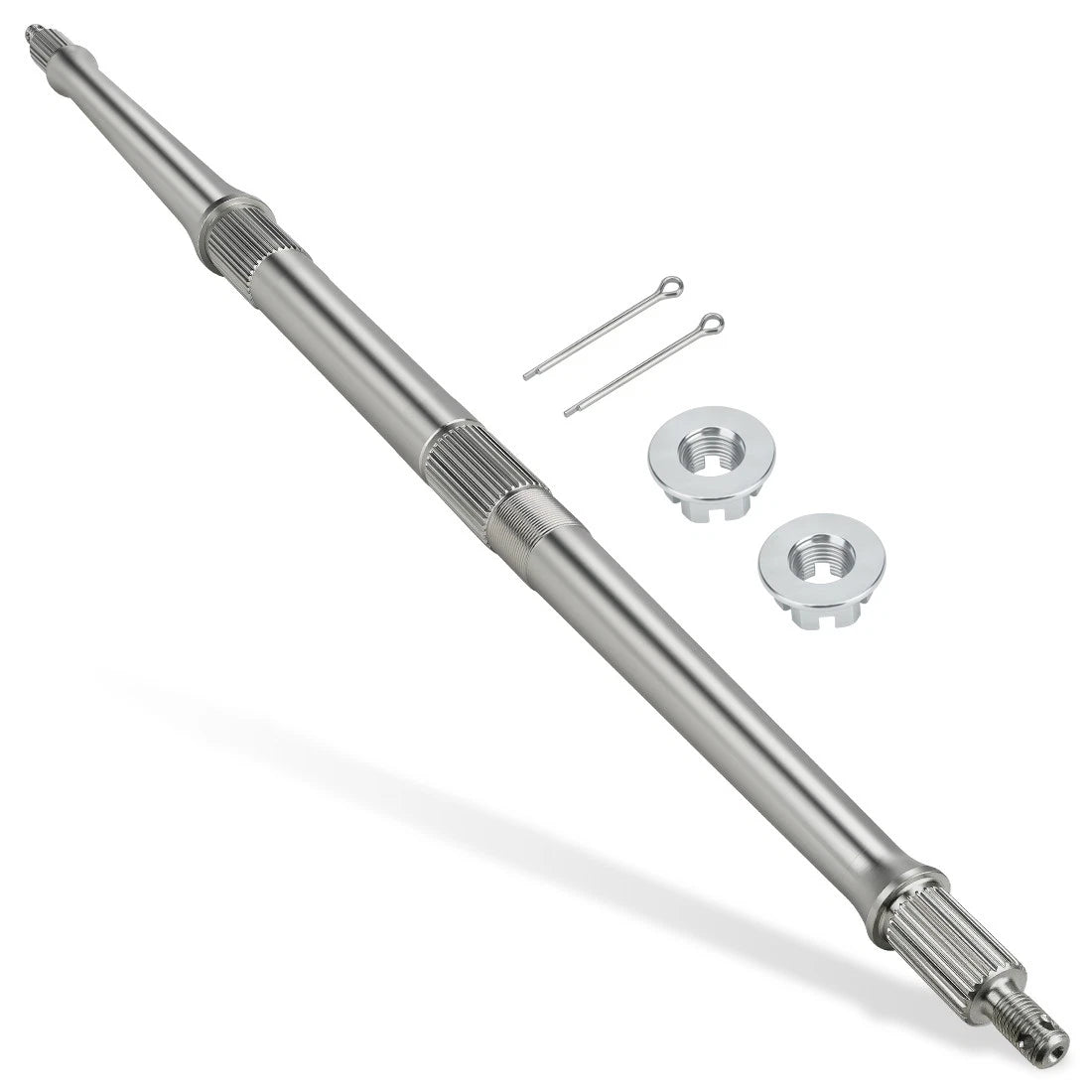 Rear Axle Shaft with Nuts for Yamaha Banshee 350 YFZ350 1987 1989 1990 1991-2006