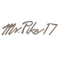 Lund Boat Decal 1988251 - Mr. Pike 17 1/2 X 4 3/4 Inch Pewter Vinyl