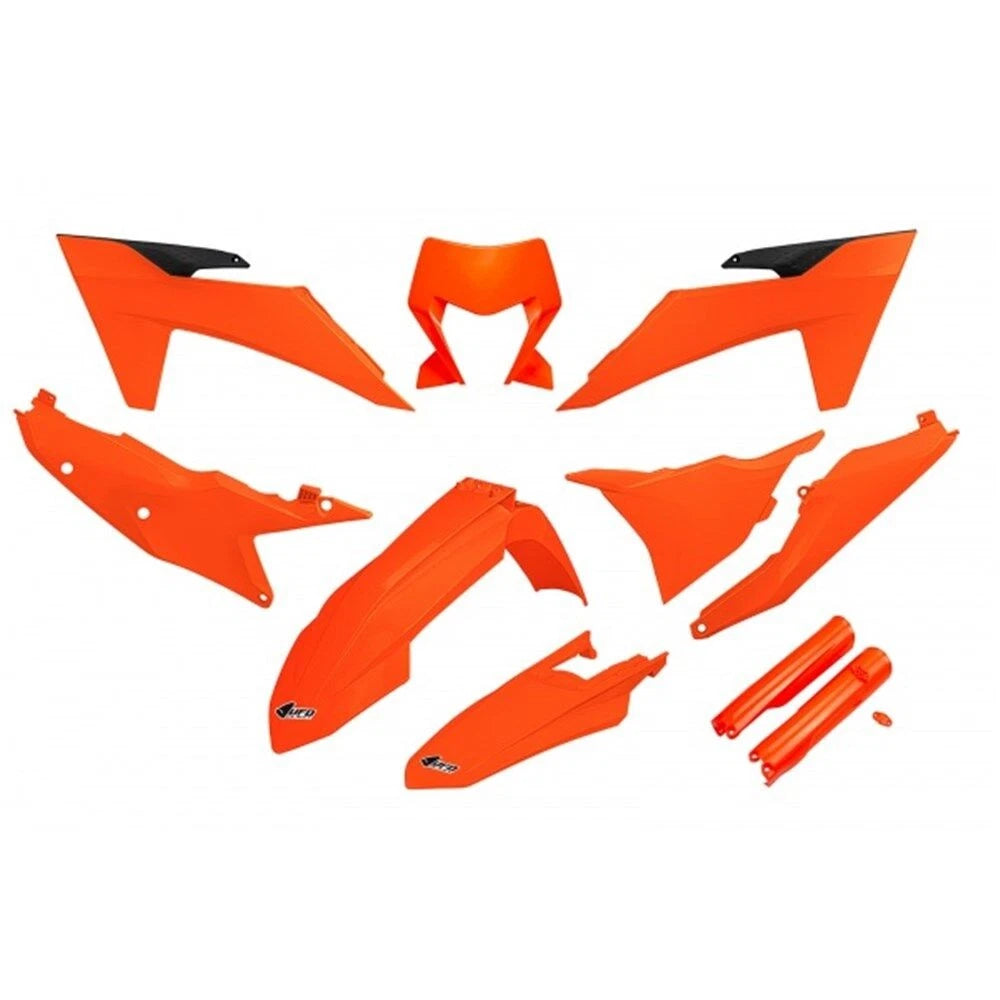 UFO Complete Plastic Kit for KTM EXC 300/XC W300 2024-2025 Orange