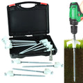 Stainless Steel 8 Inch Ground Stakes 12 Pack for Camping Tents Inflatable