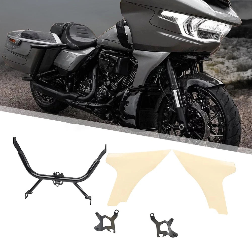 Side Fairing Panel White Bracket Support for Harley CVO Road Glide FLTRXSE 23-24