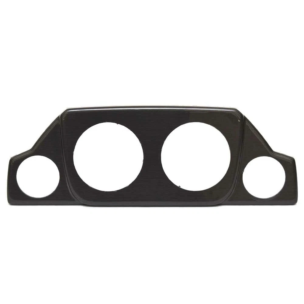 Lund Boat Blank Gauge Panel 2281656 - 14 1/2 X 5 Inch Metallic Silver