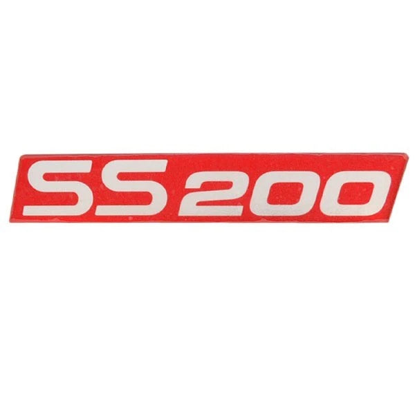 MasterCraft Boat Decal 759715 - SS 200 Red Silver Vinyl 7 1/2 Inch