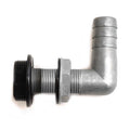 Perko Boat Gas Tank Vent 571004BLK - Fitting Swivel 5/8 Inch Silver (no Top)