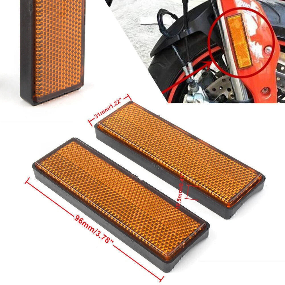 Front Fork Leg Reflector Reflective Sticker for Ducati Motor ATV/Dirt Bike