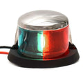 Boat Bi-Color Bow Light 0-0497 - Red - Green 12VDC Zinc Polymer