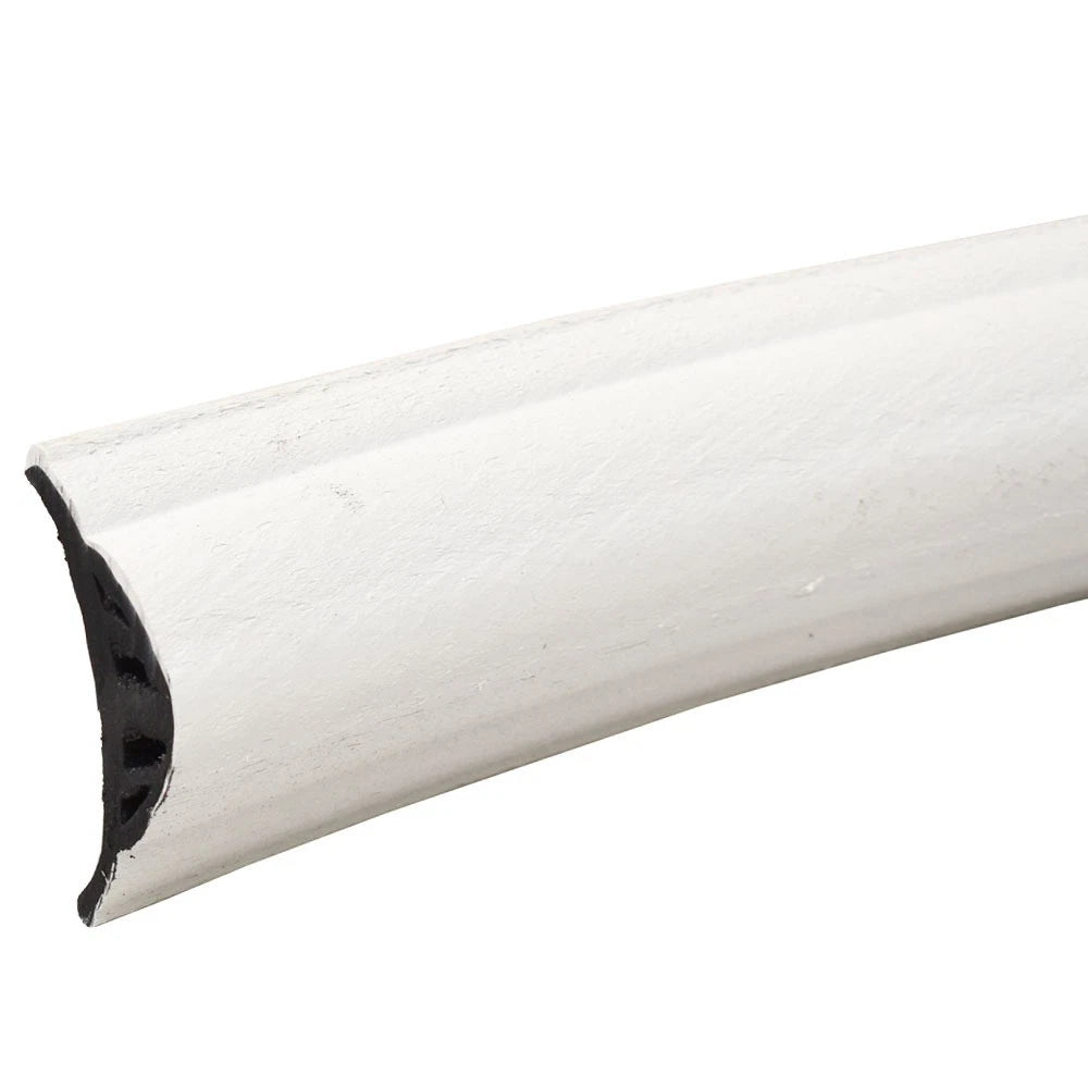 Dockmate Boat Molded Dock Edging 46033 - White 20Ft Roll