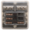 Bluewater Marine Boat Fuse Block 3200-0001-006 - 6-Position with LEDs