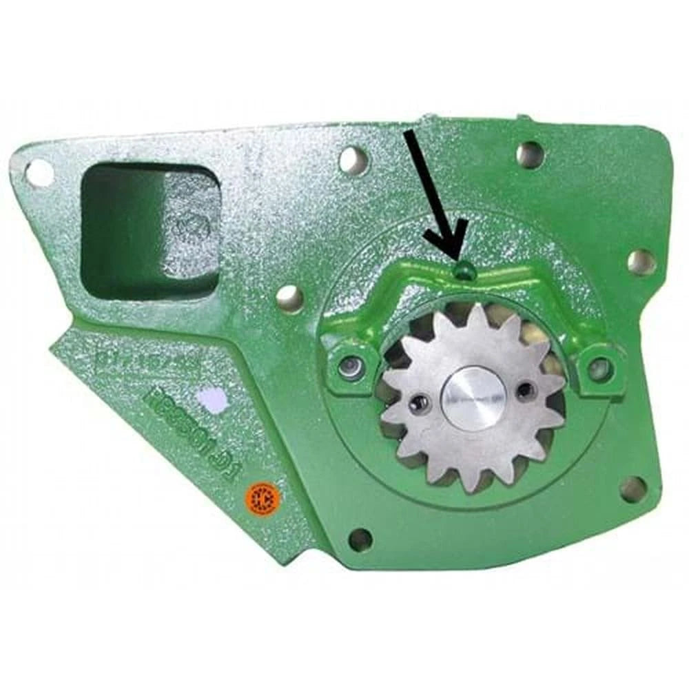 R83561R Water Pump with Gear - Reman Fits John Deere