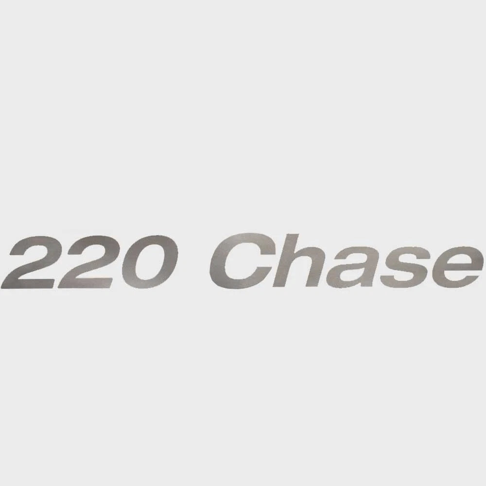 Crestliner Boat Decal Sticker 2326581 - 220 Chase Silver