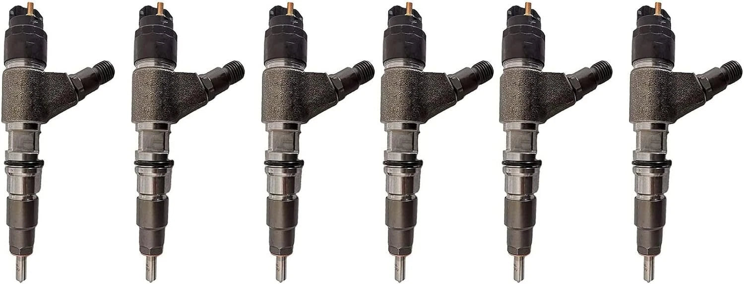 6X Fuel Injector 0445120516 for Ford PERKINS 7.1 Engine 6.4 Excavator