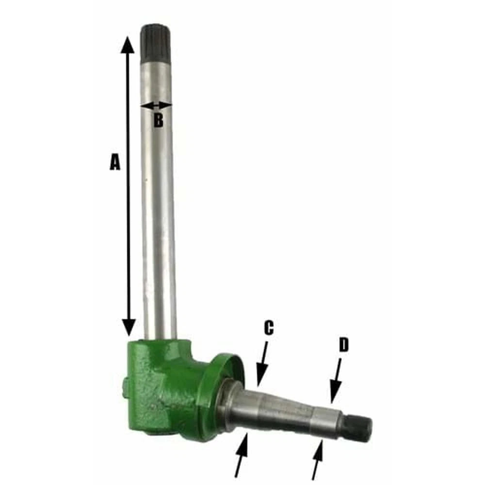 HCAR55180 Spindle, 2WD, LH or RH Fits John Deere