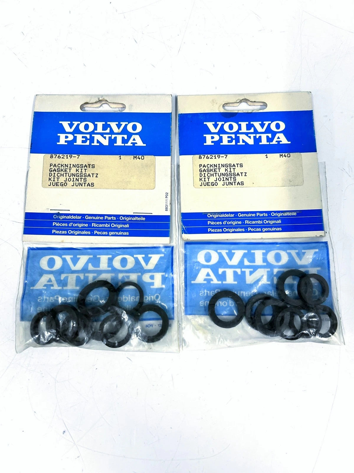 Volvo Penta 876219, Motor - Engine Gasket Seal OEM, 16 Count - 2 Pack