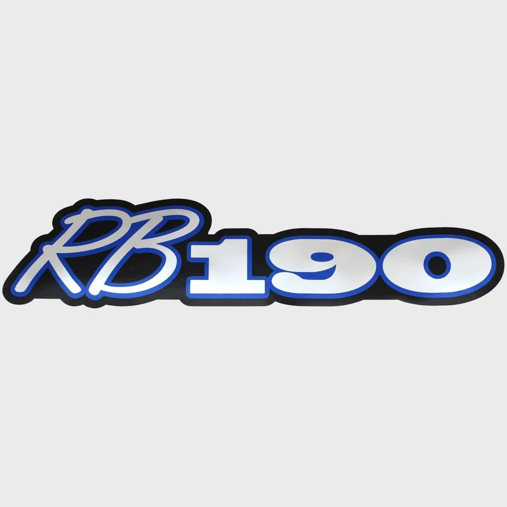 Ranger Boat Model Decal 330932 - RB 190 Silver - Blue Sticker