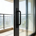 Aluminum Alloy Handle for Cabinet Doors Mounted No Drills