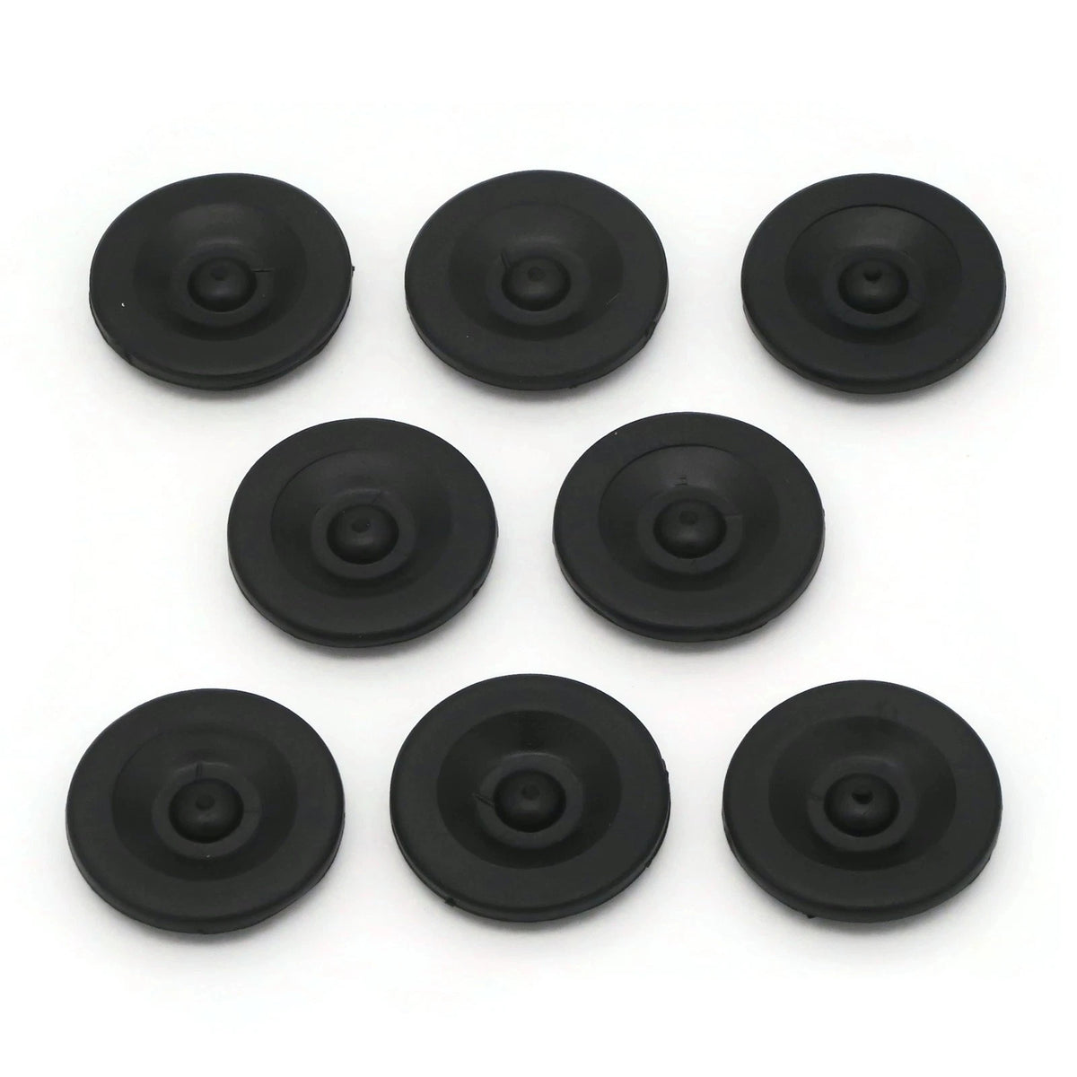 8-Pack Black Rubber Grease Plug Hub Dust Cap Dexter EZ Lube Trailer Camper Axle