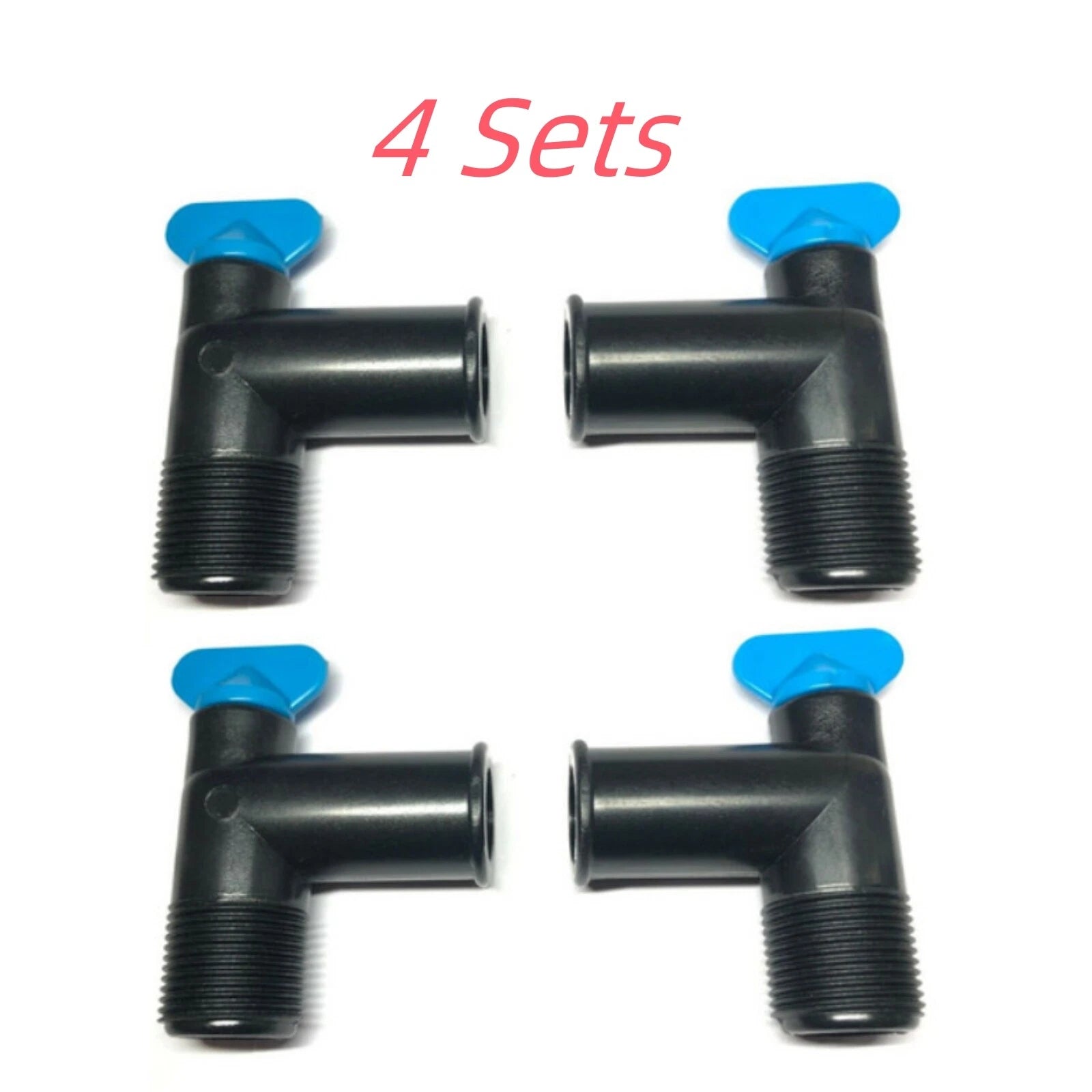 4Sets MerCruiser Drain Elbow Assembly V6, V8 - 22-806926A1, 18-4224