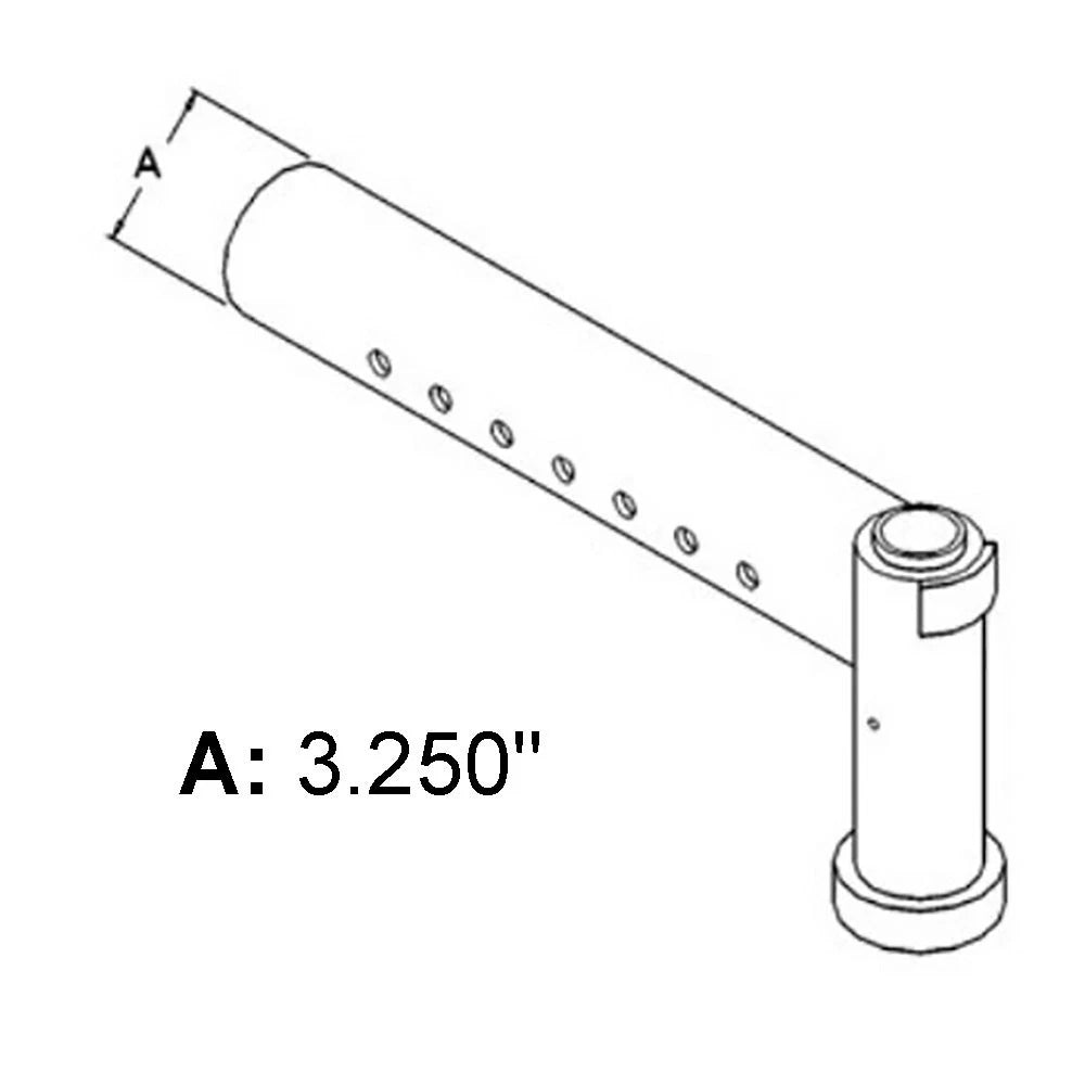 379641R91 Knee with Bushings Fits Case-IH Tractor Models 504 544 606 +
